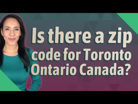 Código postal de Toronto Canadá