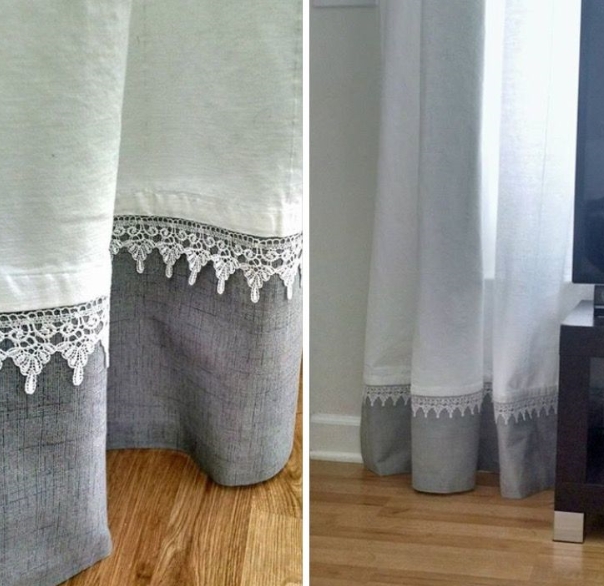 3 pasos más fáciles sobre cómo alargar las cortinas sin coser